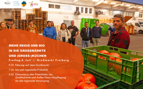 Einladungsflyer für KOPOS-Workshop zum Freiburger Großmarkt